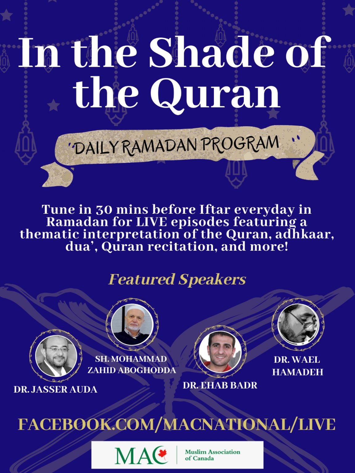 Daily Ramadan Program: In the Shade of the Quran - MAC