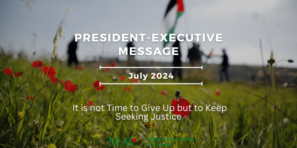 President-Executive Message – July 2024